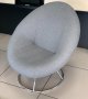 Кресло сиво, снимка 1 - Дивани и мека мебел - 39585307