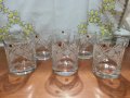Кристални чаши за уиски Зорница , снимка 1 - Антикварни и старинни предмети - 44465779