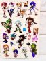 Соник Sonic Tattoo татос татуировка временна детска татоси татуси, снимка 2