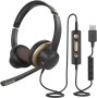 Слушалки Mpow HC6 с микрофон за намаляване на шума