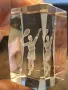 3D кристален сувенир тенисист  19/4, снимка 2