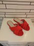 Червени дамски чехли , снимка 2