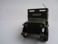  VICTORIA 1/43 JEEP WILLYS ИГРАЧКА КОЛИЧКА ВОЕНЕН МОДЕЛ ДЖИП, снимка 7
