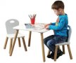 Детска маса и два стола Kesper Kinder Germany със забележка , бял цвят