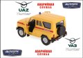 Autotime UAZ HUNTER Aварийная 1:36, снимка 1 - Колекции - 44384088