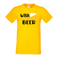 Мъжка тениска Wish you were beer,Бира,Бирфест,Beerfest,Подарък,Изненада,Рожден Ден, снимка 9 - Тениски - 36389452