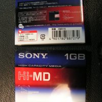 Blank Sony Hi-MD 1GB Media MiniDisc + Нормални MD Нови!, снимка 3 - Други - 39699439