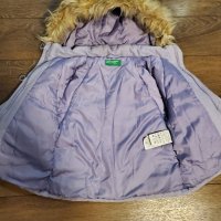 Страхотно топло зимно яке Benetton за момичета и момчета 90 см.  , снимка 5 - Бебешки якета и елеци - 42762968