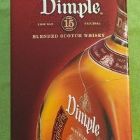 Бутилка с кутия от уиски DIMPLE, 15 годишно. , снимка 3 - Колекции - 40698829