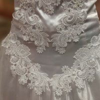 Сватбена рокля с кристали , снимка 6 - Сватбени рокли - 31460218