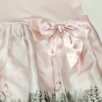 Официална рокля НМ розова – 134-140см, 8-10 години, снимка 7 - Детски рокли и поли - 34006783