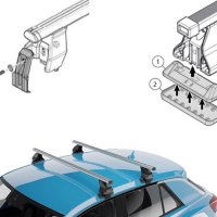 Напречни греди за Audi,Ford,Honda,Skoda,Volkswagen  със стандартен покрив, снимка 5 - Аксесоари и консумативи - 42661426