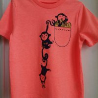 Детска блуза с къс ръкав 110-116см, снимка 1 - Детски тениски и потници - 34276525