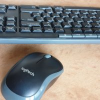 Безжичен комплект клавиатура и мишка LOGITECH, снимка 5 - Клавиатури и мишки - 37860347