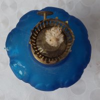 Стара синя газена лампа, красива, снимка 4 - Други - 42256598