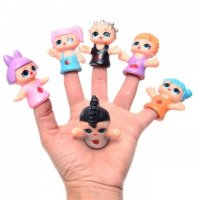 6 бр Кукли LOL L.O.L ЛОЛ Surprise за пръсти пръстчета за куклен театър гумени finger, снимка 1 - Кукли - 28979916