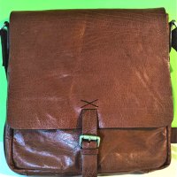 STRELLSON - Мъжкa чантa за през рамо - естествена кожа, снимка 2 - Чанти - 42115110