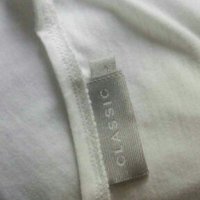 Бяла тениска с украса от пеперуди и камъчета👕🍀L р-р👕🍀, снимка 3 - Тениски - 30194489