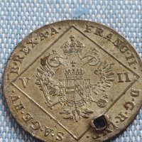 Сребърна монета 7 кройцера 1802г. Франц втори Карсбург Австрия 26037, снимка 7 - Нумизматика и бонистика - 42890477