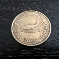 Монета - Македония - 2 денари | 2006г., снимка 2 - Нумизматика и бонистика - 29291339