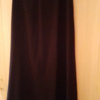 Черна дълга елегантна пола, снимка 2 - Поли - 33993779