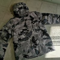 Canada Goose мъжко яке парка/ шуба 3XL, сив камуфлаж, пух, снимка 9 - Якета - 38347580