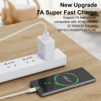 Продавам USB кабел ( USB Type A към USB Type C) 7A 100W за бързо зареждане и данни, снимка 4 - USB кабели - 40747863