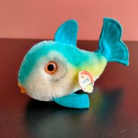Колекционерска мека играчка Steiff Flossy Fish Риба, снимка 1 - Колекции - 37743028