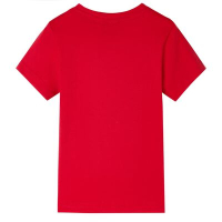 Детска тениска, червена, 128（SKU:12257, снимка 1 - Детски тениски и потници - 44807761