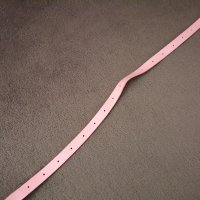 BDSM розов кожен харнес нашийник колан с панделки за тяло, снимка 11 - Колани - 42163609