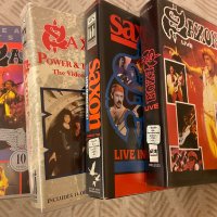SAXON VHS Видео Касети HiFi Sound , снимка 4 - Други музикални жанрове - 42676204