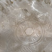 Бяло къдраво стъкло, снимка 2 - Антикварни и старинни предмети - 29675283