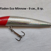 Fladen Eco Minnow - нов воблер 9 см, 8 гр, снимка 1 - Стръв и захранки - 44805666