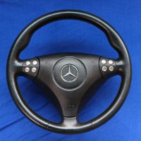Koжен волан Mercedes SLK R171 (2004-2011г.) / R 171 / Airbag / мултифункционален, снимка 2 - Части - 30877204
