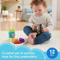 Комплект за игра Fisher Price - С чаша за смути за бебе детска играчка телефон , снимка 3 - Образователни игри - 39737736