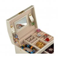 Луксозна кутия-куфар за бижута и козметика на три нива - код 1756, снимка 7 - Други - 34266165