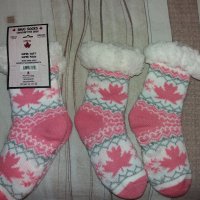 Зимни чорапки с пух, номер 31-33, снимка 1 - Стоки за близнаци - 30122372