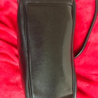 Дамска френска чанта Lancaster Paris полумесец черна естествена кожа, снимка 6 - Чанти - 30854877