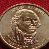 Възпоменателна монета JOHN ADAMS 2 президент на САЩ (1797-1801) за КОЛЕКЦИЯ 37757, снимка 3 - Нумизматика и бонистика - 40764133