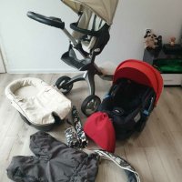 Количка Stokke xplory 3 в 1 на части , снимка 16 - Детски колички - 29160213