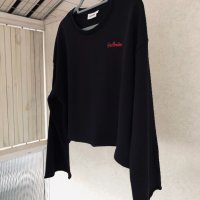 Младежка черна блуза-кроп тип худи HEARTBRECKER, снимка 2 - Блузи с дълъг ръкав и пуловери - 32114958