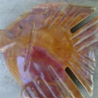 Риба сувенир от оникс, снимка 1 - Други ценни предмети - 37021248