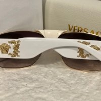 Versace 2021 унисекс слънчеви очила с кожа дамски,мъжки слънчеви очила, снимка 9 - Слънчеви и диоптрични очила - 32200331