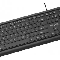 2 в 1 К-кт Клавиатура и Мишка USB Delux K190U+M320BU Клавиатурата е БДС кирилизирана, снимка 4 - Клавиатури и мишки - 35728869