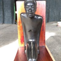 Африканска фигура, снимка 2 - Статуетки - 30897010