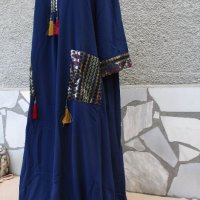 3XL/4XL Нова рокля Shein в тъмно синьо , снимка 4 - Рокли - 42164527