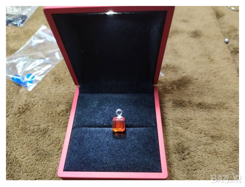 Кристали кубичен кристал  розово - НОВО., снимка 1