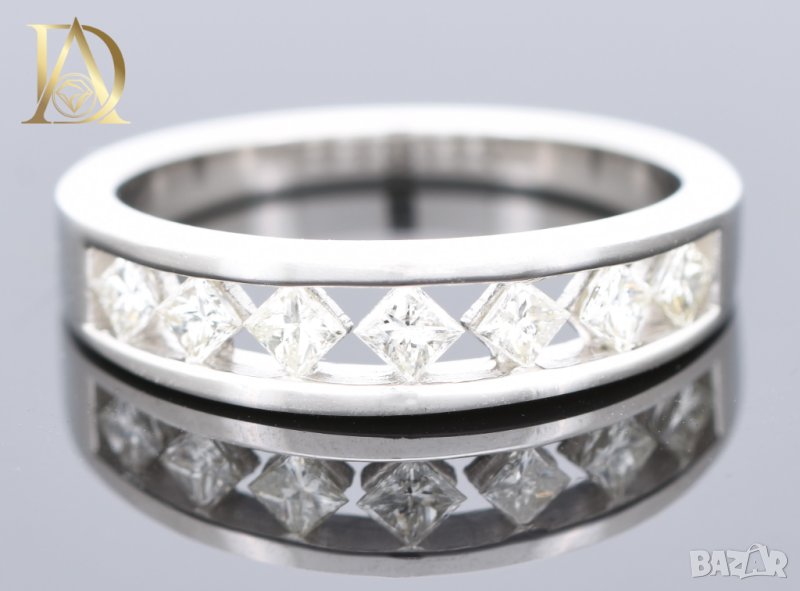 Нов Златен Пръстен с 0.55кт Естествени Диаманти, снимка 1