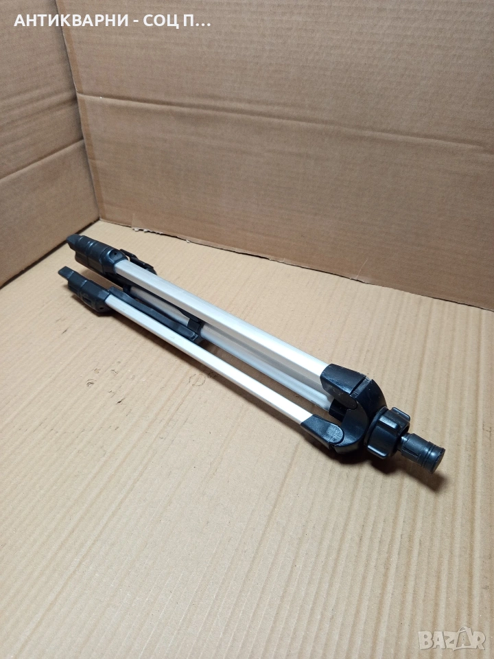 Стара Алуминиева Тринога Стойка За Статив Пазарен Нивелир. Номер 586., снимка 1