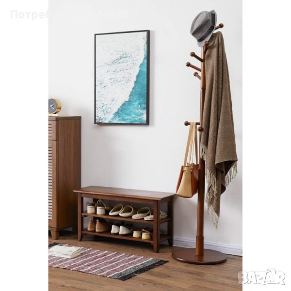 Пейка с рафтове за обувки, снимка 1